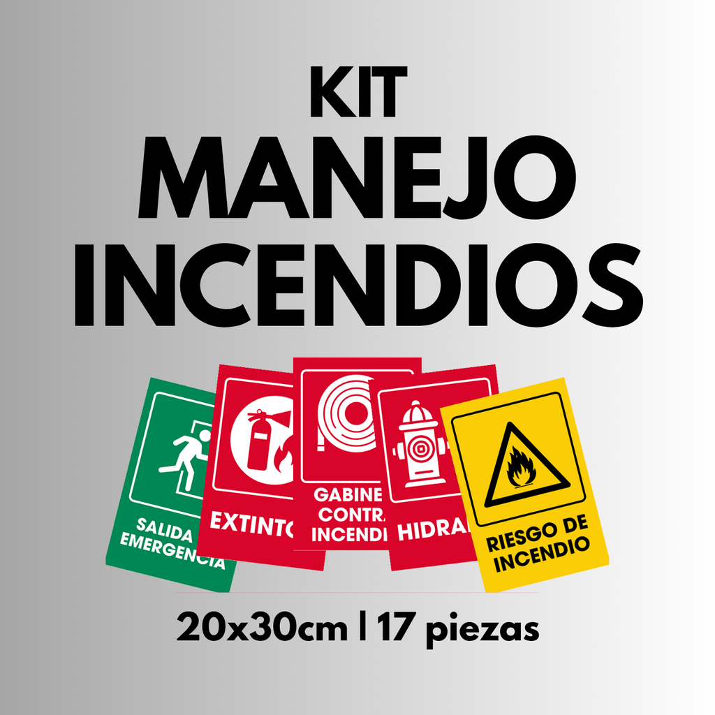 Manejo Incendios (Señalamientos 20x30 cm)
