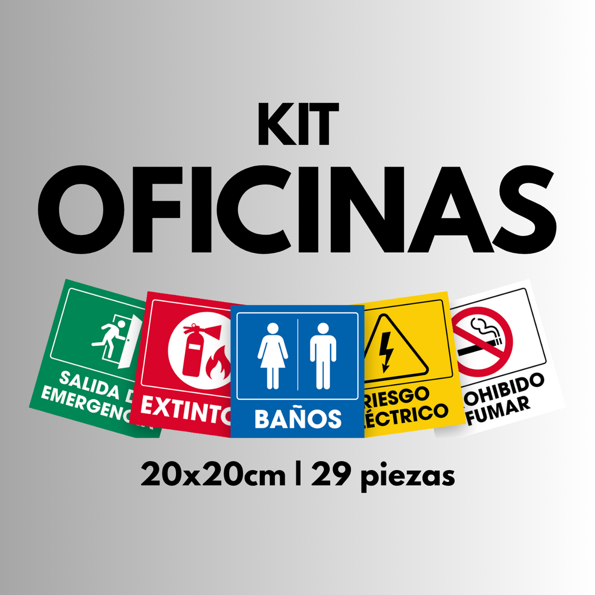 Oficina Esencial (Señalamientos 20x20 cm)