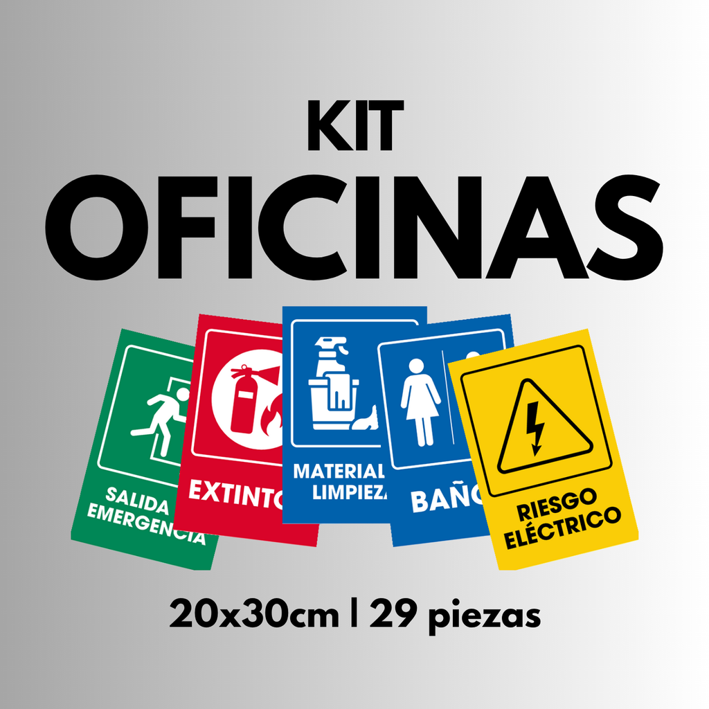Oficina Esencial (Señalamientos 20x30 cm)