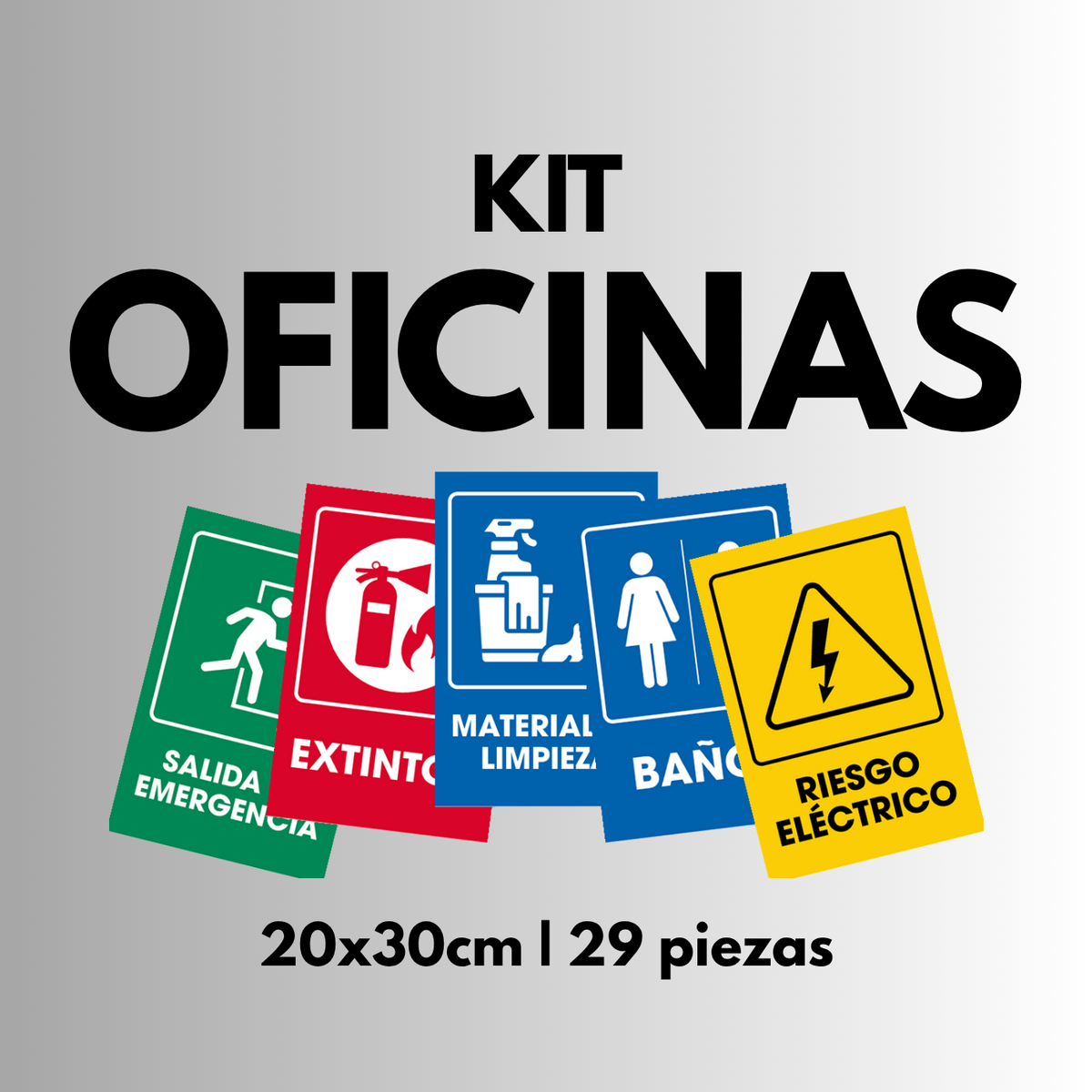 Oficina Esencial (Señalamientos 20x30 cm)