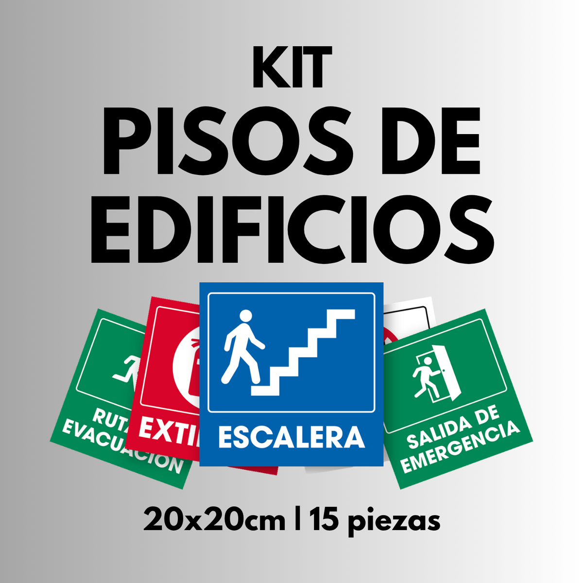 Edificio Pisos (Señalamientos 20x20 cm)