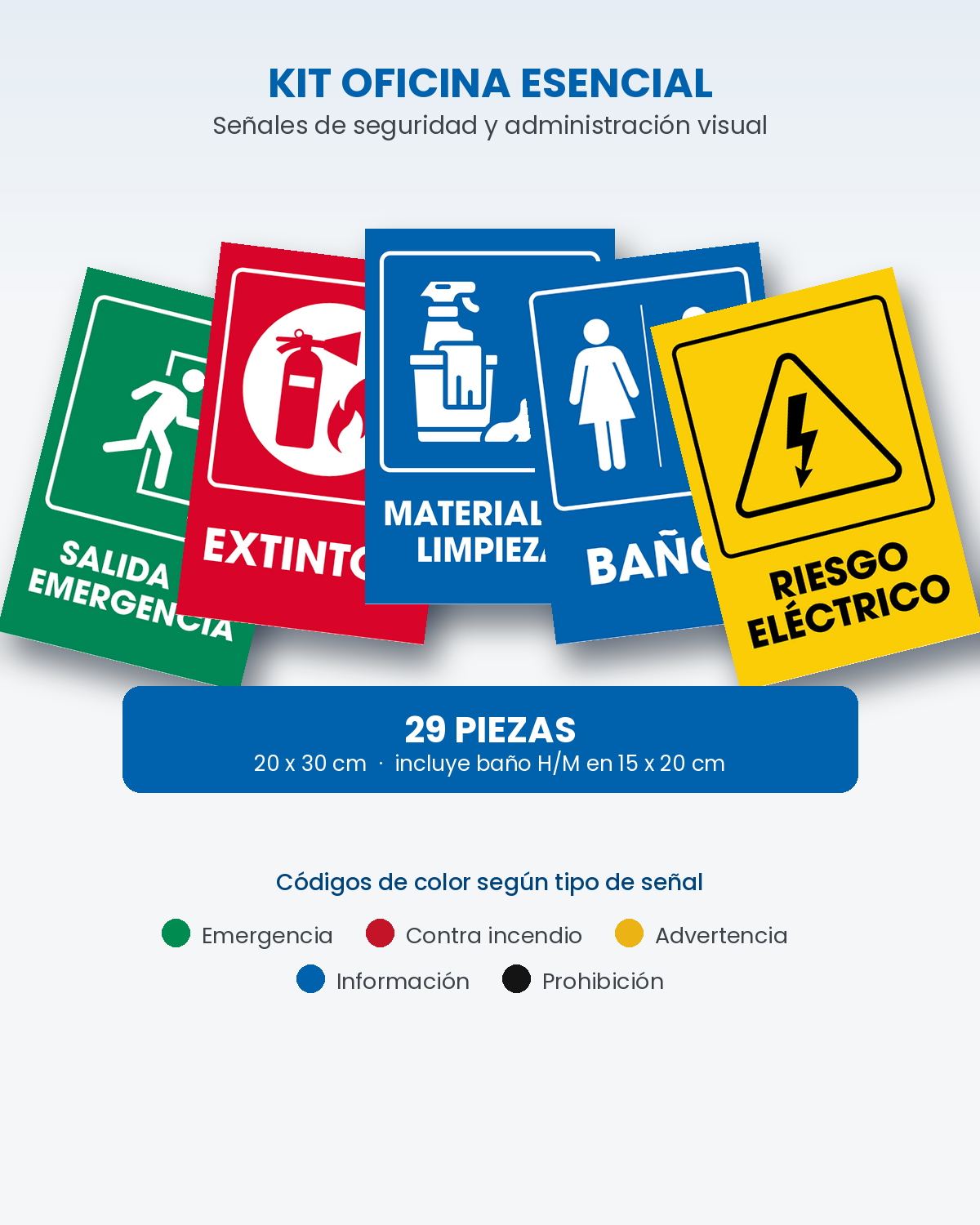 Oficina Esencial (Señalamientos 20x30 cm)